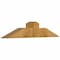 Ekena Millwork Portland Rough Sawn Timber Gable Bracket, Western Red Cedar, 48"W x 10"H x 6"D x 6"F, 5/12 Pitch GBW048X10X0606POR00RWR - alternate 4